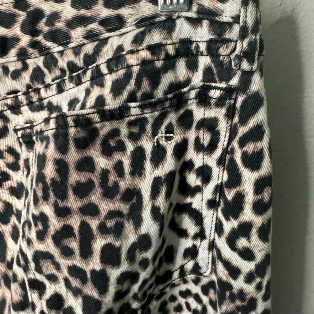 RAG & BONE Boyfriend Jeans Snow Leopard Print Mid-Rise Loose Fit Ankle Denim 27 - Picture 11 of 13